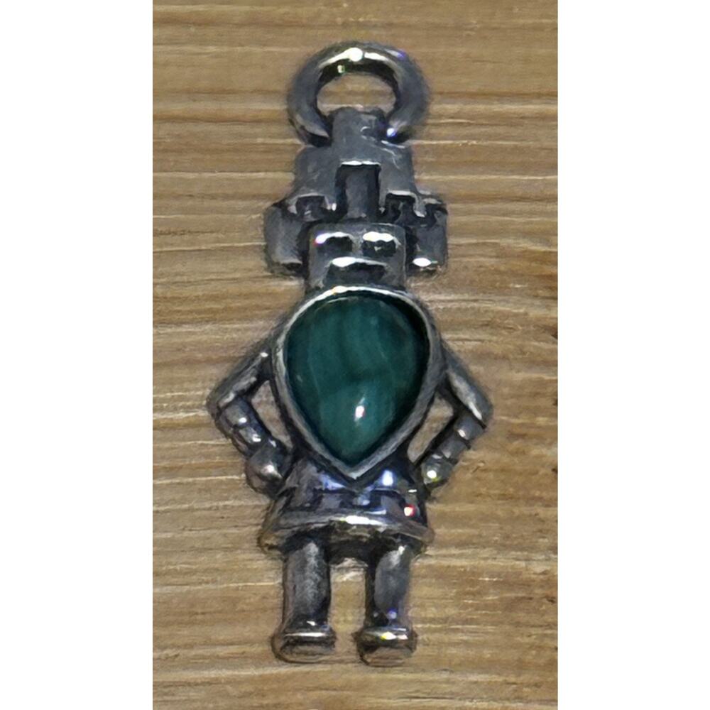 Vintage Carolyn Pollack 925 Sterling Silver Hemis Kachina Pendant Charm